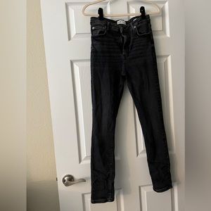 Black Zara High waist skinny jeans